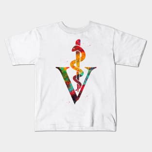 Veterinary Symbol Kids T-Shirt